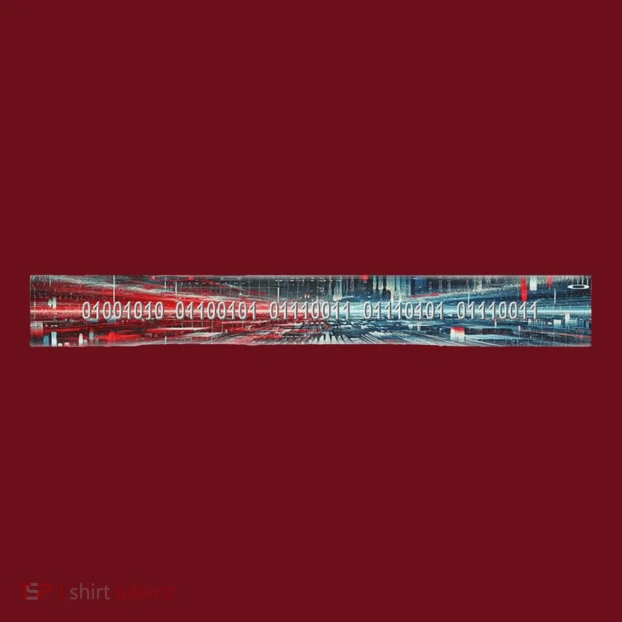 Binary Code Hidden Message Christmas Stocking