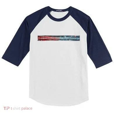 Binary Code Hidden Message Kids Colorblock Raglan Jersey