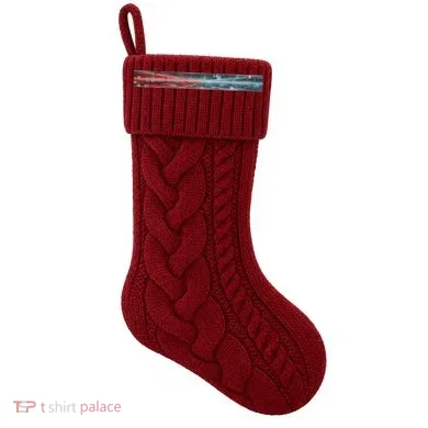 Binary Code Hidden Message Knit Stocking
