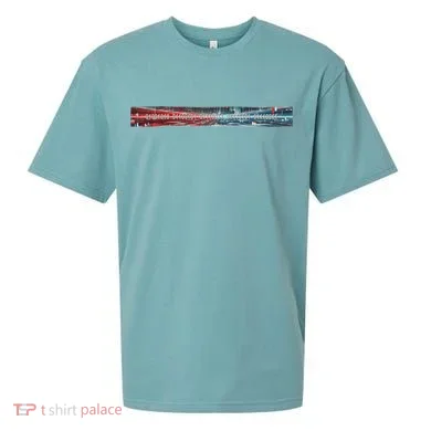 Binary Code Hidden Message Sueded Cloud Jersey T-Shirt