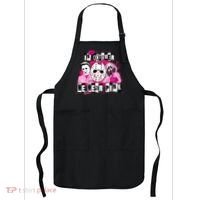 Breast Cancer Horror Movie Characters Halloween Apron thumb 0