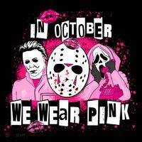 Breast Cancer Horror Movie Characters Halloween Coffee Mug thumb 5