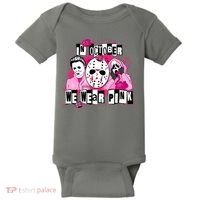 Breast Cancer Horror Movie Characters Halloween Baby Bodysuit thumb 0