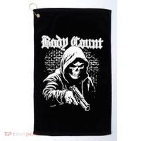 Body Count Hooded Skull Golf Towel thumb 0