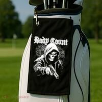 Body Count Hooded Skull Golf Towel thumb 2