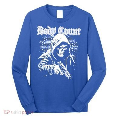 Body Count Hooded Skull Long Sleeve Shirt