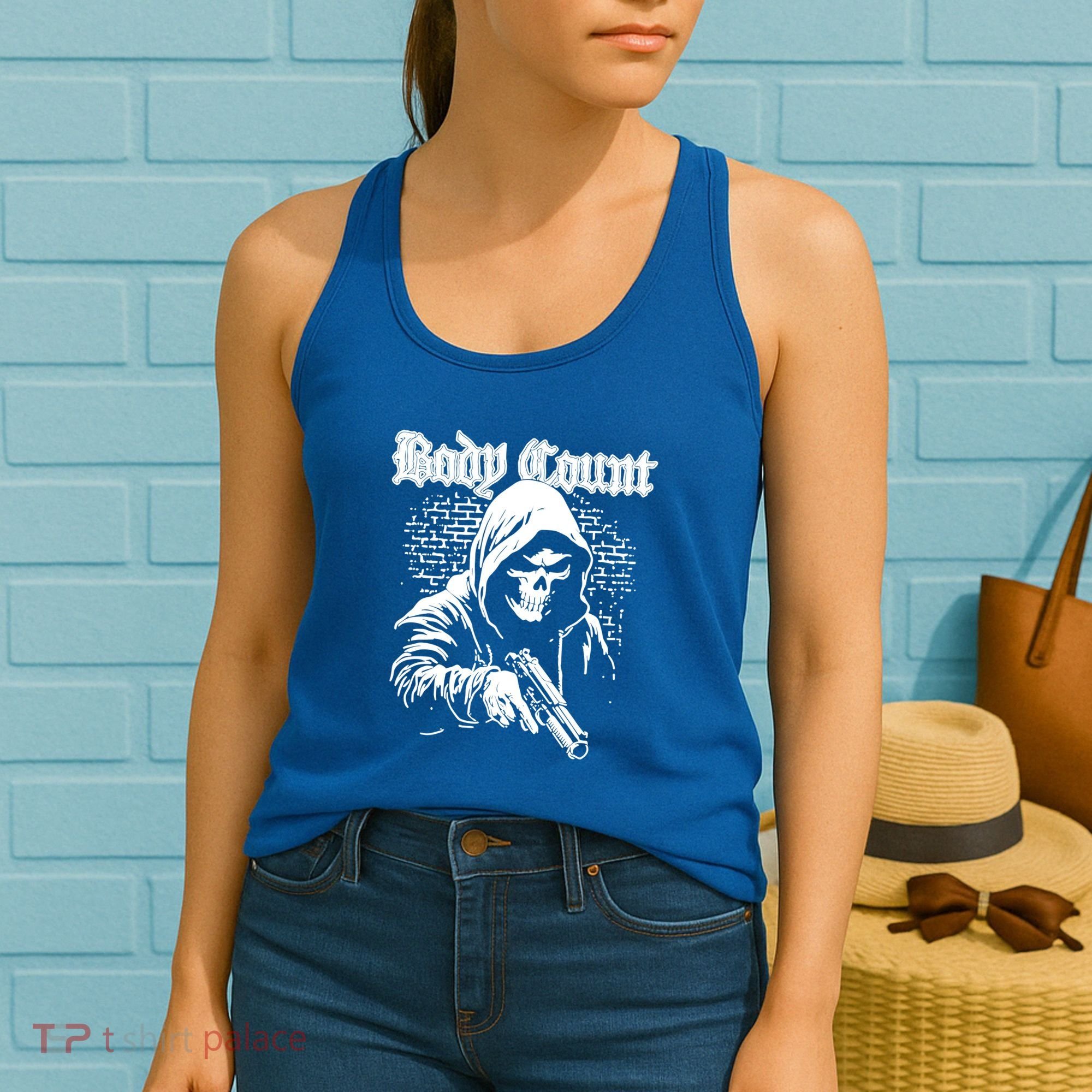Body Count Hooded Skull Women's Tank Top