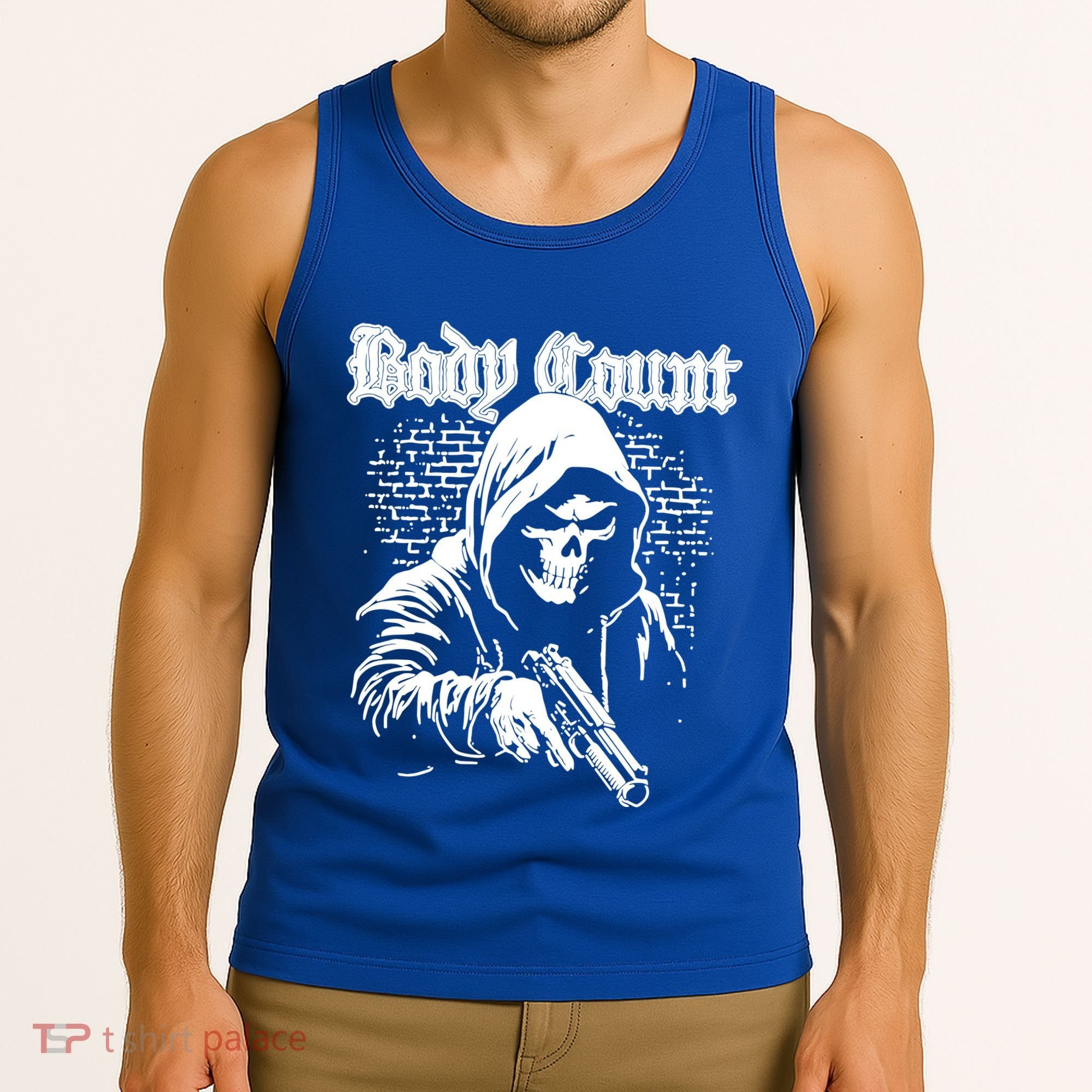 Body Count Hooded Skull Tank Top