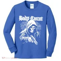 Body Count Hooded Skull Kids Long Sleeve Shirt thumb 0