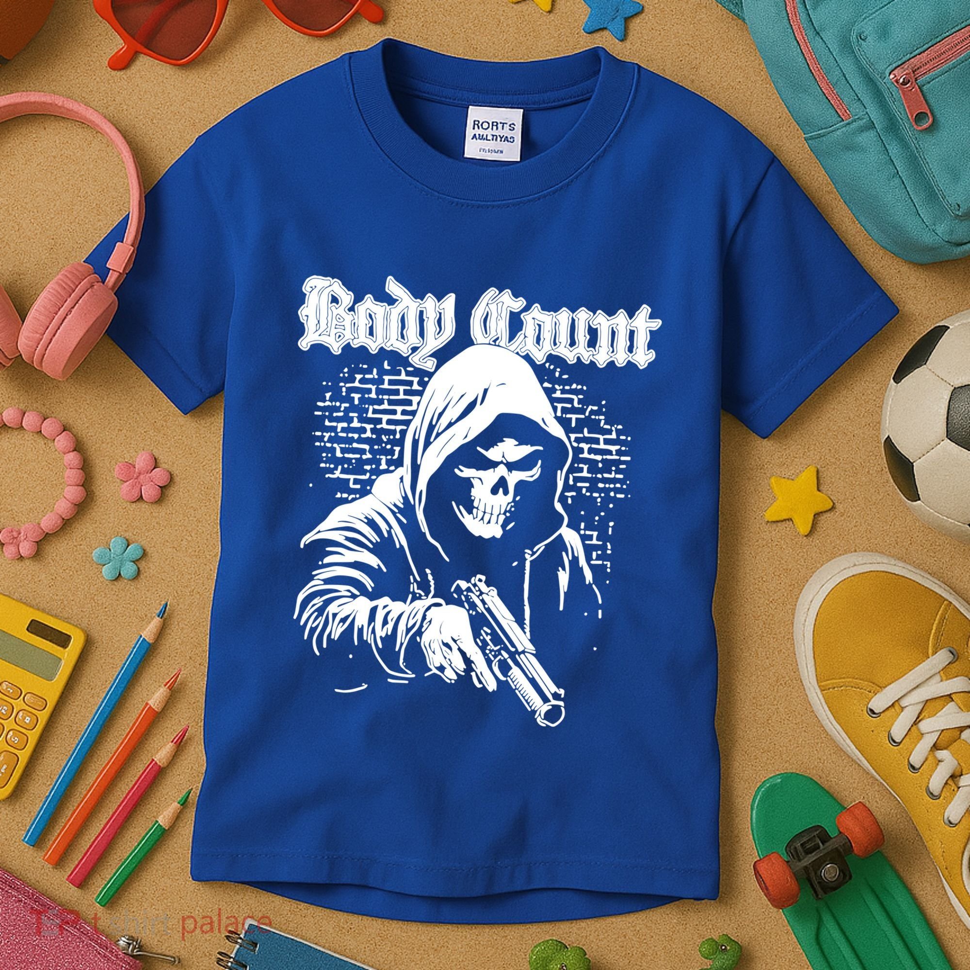 Body Count Hooded Skull Kids T-Shirt