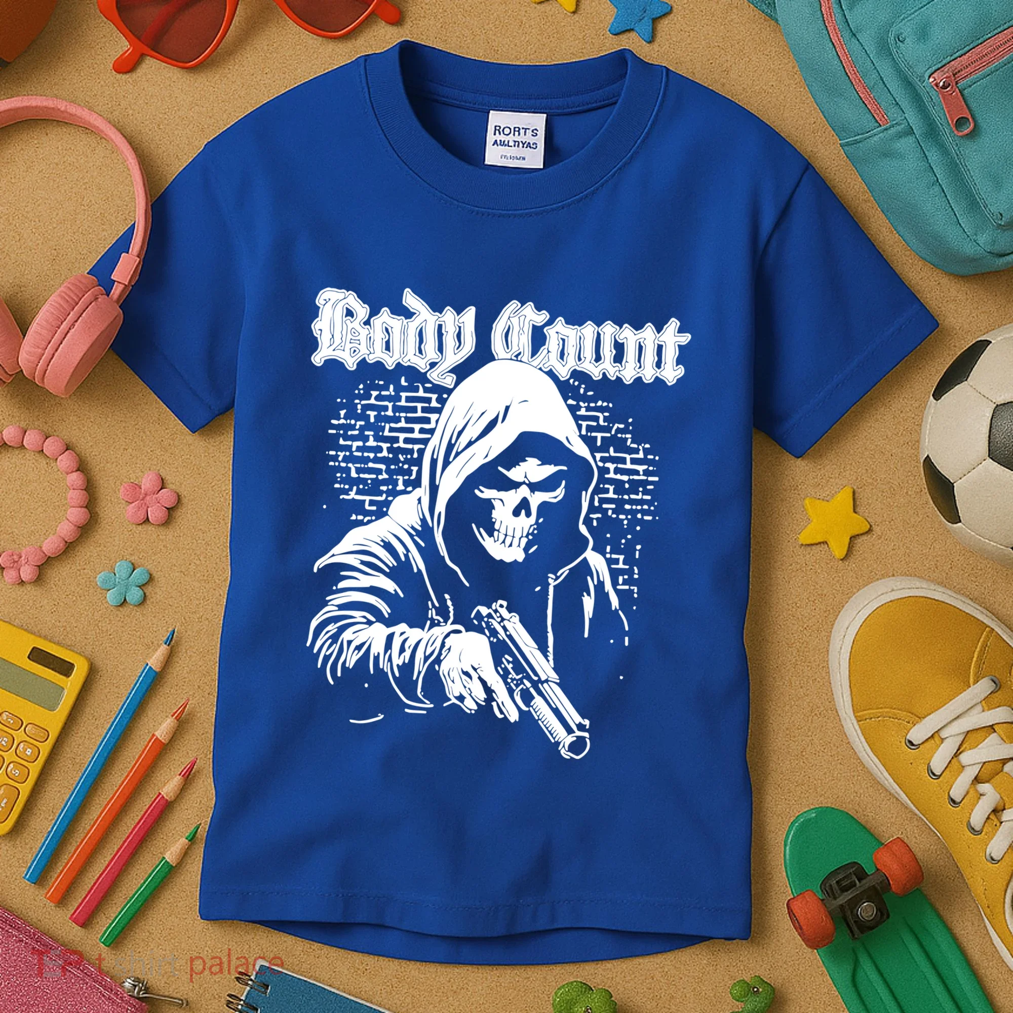 Body Count Hooded Skull Kids T-Shirt