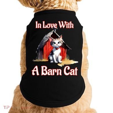 Barn Cat In Love With Barn Cat Funny Cat Lovers Design  Doggie Tank
