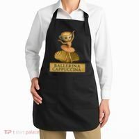 Ballerina Cappuccina Italian Brainrot Meme Ballerina Apron thumb 2