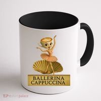 Ballerina Cappuccina Italian Brainrot Meme Ballerina Coffee Mug thumb 1