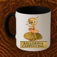 Ballerina Cappuccina Italian Brainrot Meme Ballerina Coffee Mug thumb 2