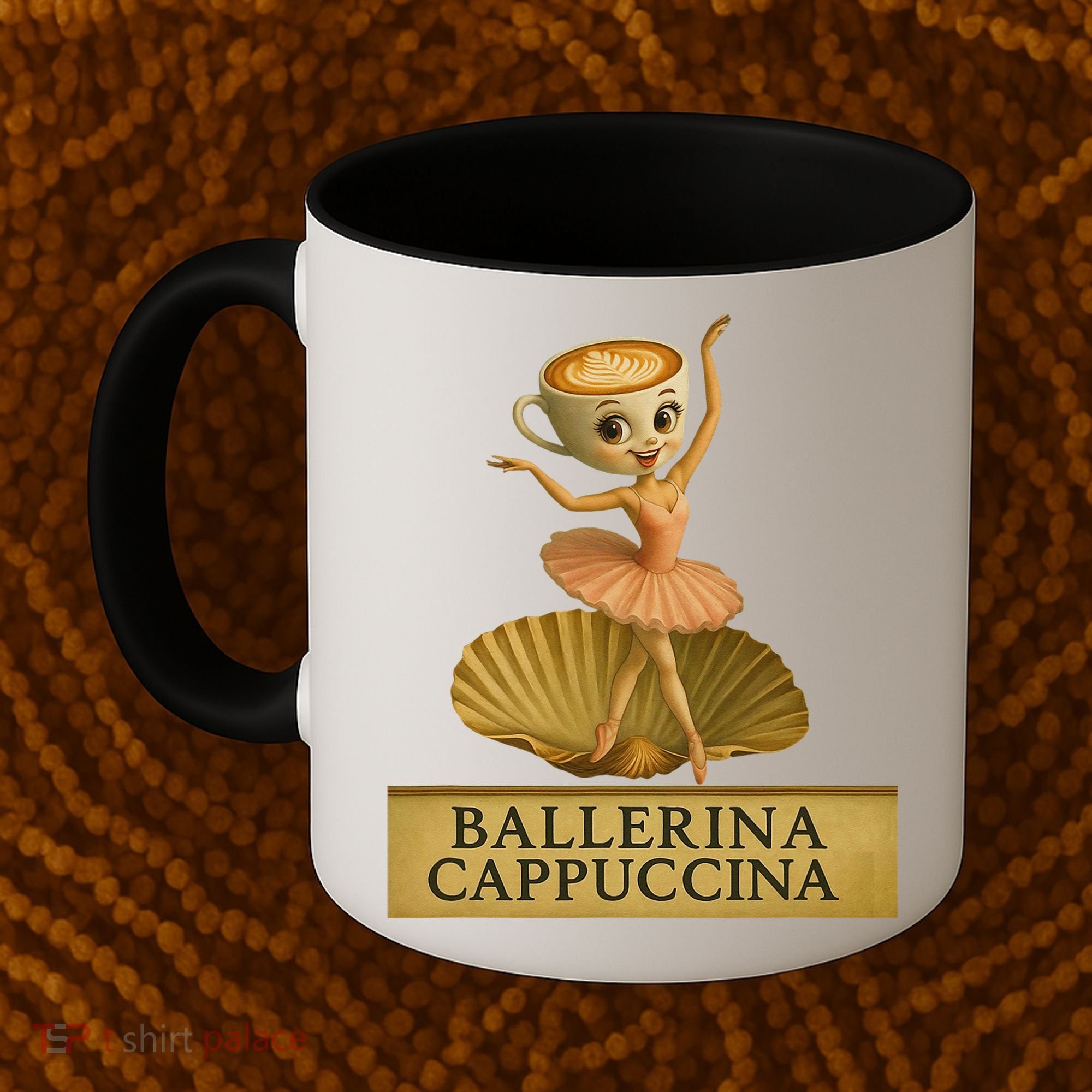 Ballerina Cappuccina Italian Brainrot Meme Ballerina Coffee Mug