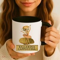 Ballerina Cappuccina Italian Brainrot Meme Ballerina Coffee Mug thumb 3