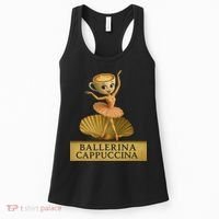 Ballerina Cappuccina Italian Brainrot Meme Ballerina Women's Tank Top thumb 0