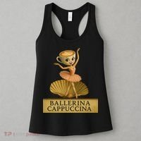 Ballerina Cappuccina Italian Brainrot Meme Ballerina Women's Tank Top thumb 3