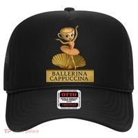 Ballerina Cappuccina Italian Brainrot Meme Ballerina Hat thumb 0