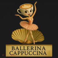 Ballerina Cappuccina Italian Brainrot Meme Ballerina Visor thumb 3