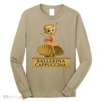 Ballerina Cappuccina Italian Brainrot Meme Ballerina Long Sleeve Shirt thumb 0