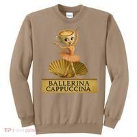 Ballerina Cappuccina Italian Brainrot Meme Ballerina Sweatshirt thumb 0