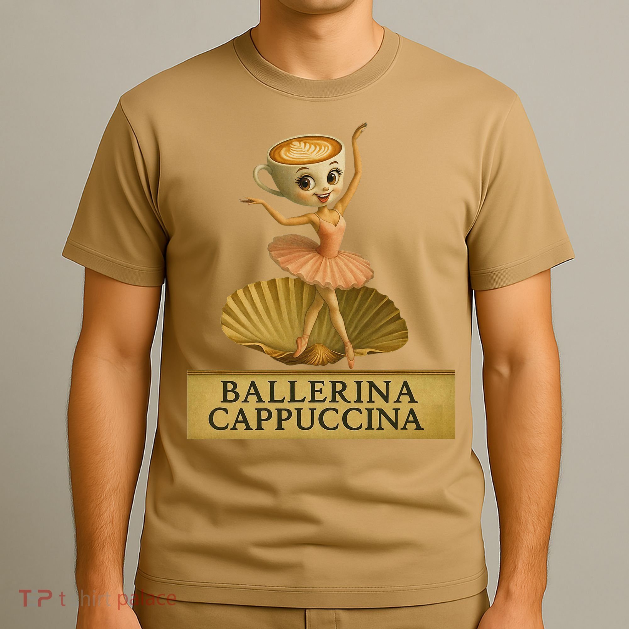 Ballerina Cappuccina Italian Brainrot Meme Ballerina T-Shirt