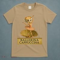 Ballerina Cappuccina Italian Brainrot Meme Ballerina T-Shirt thumb 5