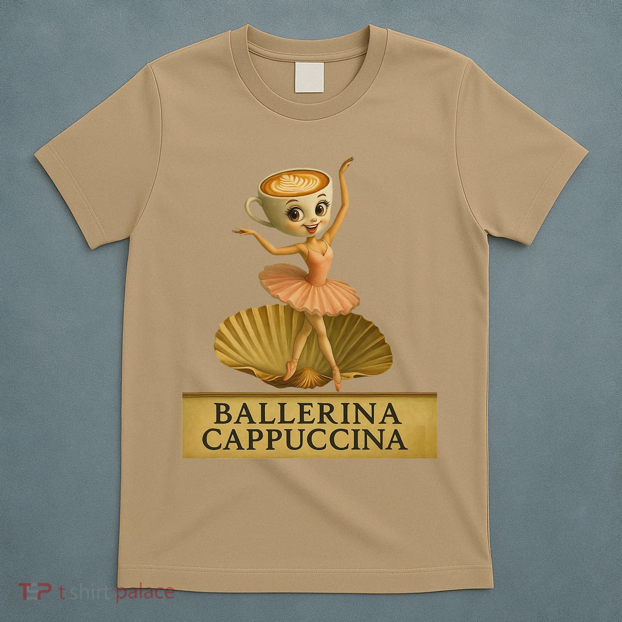 Ballerina Cappuccina Italian Brainrot Meme Ballerina T-Shirt