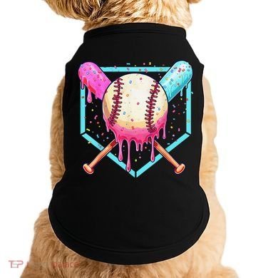 Baseball Cuteping Ice Cream Cute Baseball Season Gift Doggie Tank