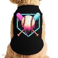 Baseball Cuteping Ice Cream Cute Baseball Season Gift Doggie Tank thumb 0