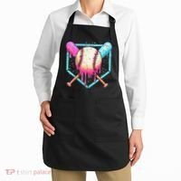Baseball Cuteping Ice Cream Cute Baseball Season Gift Apron thumb 2