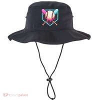 Baseball Cuteping Ice Cream Cute Baseball Season Gift Bucket Hat thumb 0
