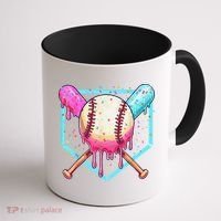 Baseball Cuteping Ice Cream Cute Baseball Season Gift Coffee Mug thumb 1