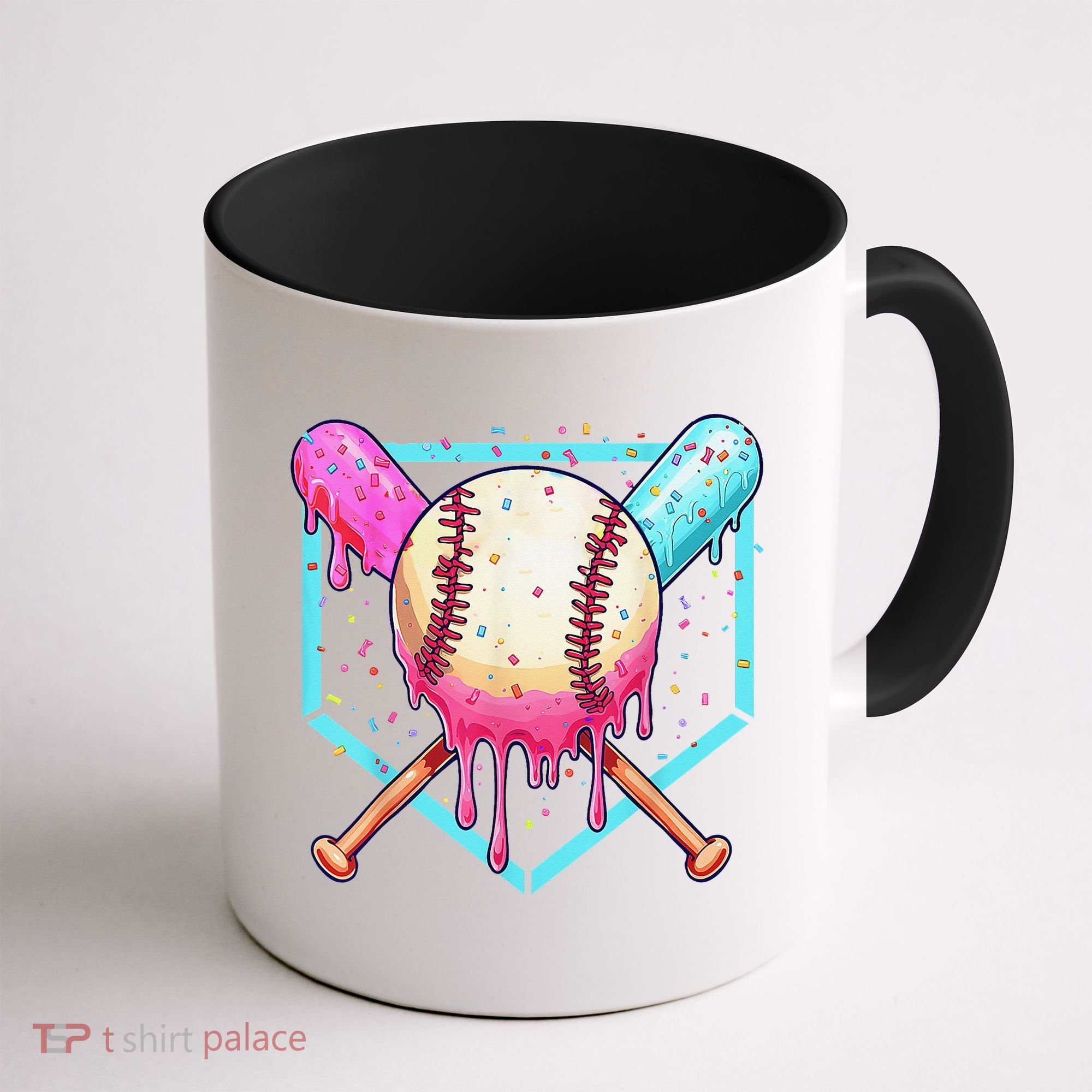 Baseball Cuteping Ice Cream Cute Baseball Season Gift Coffee Mug