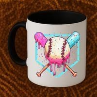 Baseball Cuteping Ice Cream Cute Baseball Season Gift Coffee Mug thumb 2