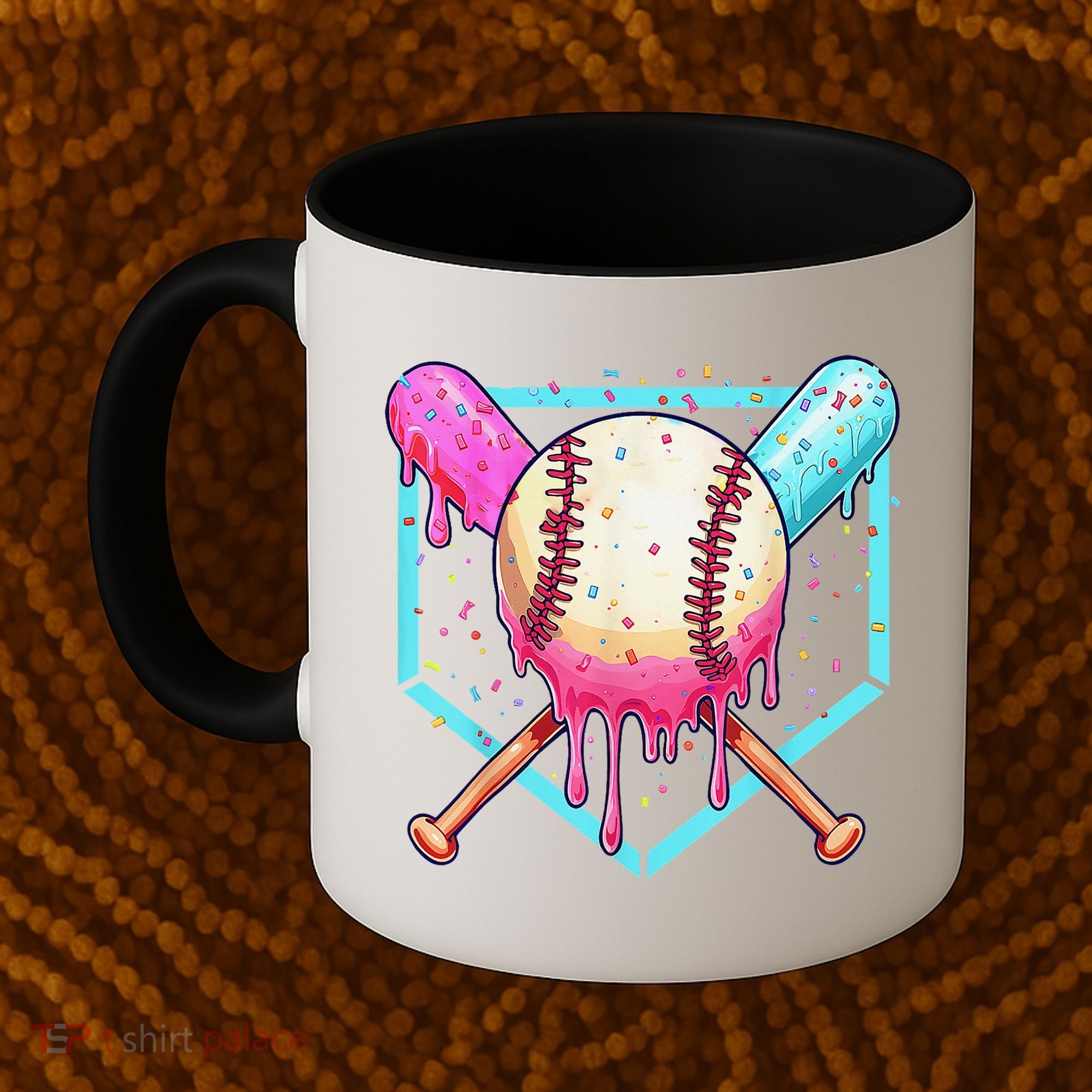 Baseball Cuteping Ice Cream Cute Baseball Season Gift Coffee Mug