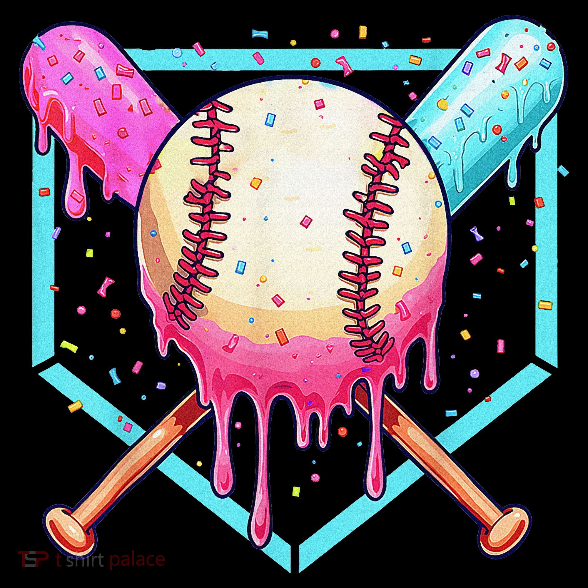 Baseball Cuteping Ice Cream Cute Baseball Season Gift Women's Hoodie