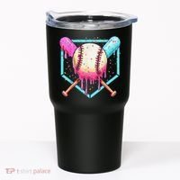 Baseball Cuteping Ice Cream Cute Baseball Season Gift Tumbler thumb 0
