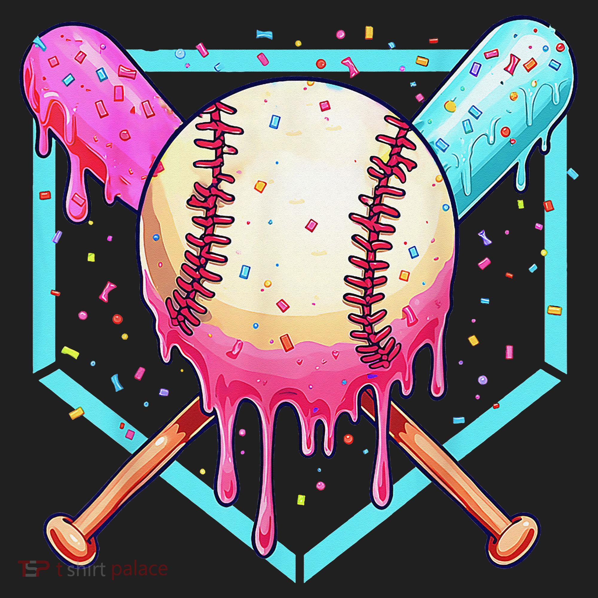 Baseball Cuteping Ice Cream Cute Baseball Season Gift Tumbler