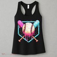 Baseball Cuteping Ice Cream Cute Baseball Season Gift Women's Tank Top thumb 3