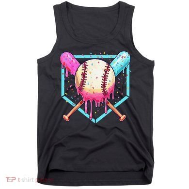 Baseball Cuteping Ice Cream Cute Baseball Season Gift Tank Top