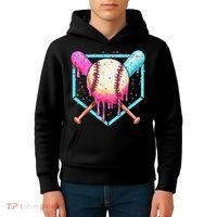 Baseball Cuteping Ice Cream Cute Baseball Season Gift Kids Hoodie thumb 4