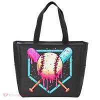 Baseball Cuteping Ice Cream Cute Baseball Season Gift Tote Bag thumb 0
