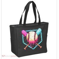 Baseball Cuteping Ice Cream Cute Baseball Season Gift Tote Bag thumb 2