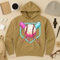 Baseball Cuteping Ice Cream Cute Baseball Season Gift Hoodie thumb 3