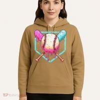 Baseball Cuteping Ice Cream Cute Baseball Season Gift Hoodie thumb 5
