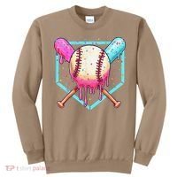 Baseball Cuteping Ice Cream Cute Baseball Season Gift Sweatshirt thumb 0