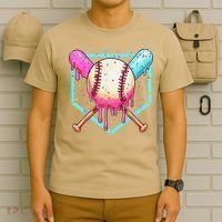 Baseball Cuteping Ice Cream Cute Baseball Season Gift T-Shirt thumb 6